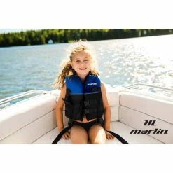 Marlin Australia Child Dominator PFD 50S Blue -Fishing Storage Shop BCF 224000 02 blue hi res
