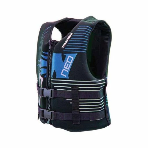 Marlin Australia Junior Neo Flame PFD 50S Blue 4 Marlin Australia Junior Neo Flame PFD 50S Blue -Fishing Storage Shop BCF 523680 blue hi res