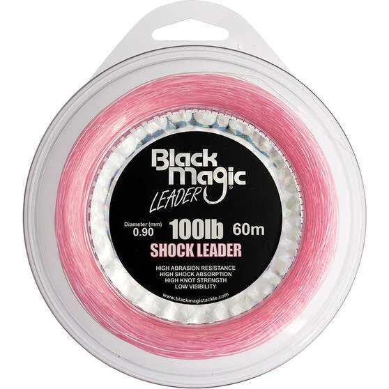 Black Magic Pink Shock Mono Leader Line 1 Black Magic Pink Shock Mono Leader Line