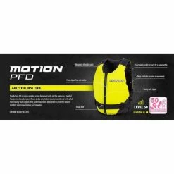 Motion Action Adult Yellow PFD 50 7 Motion Action Adult Yellow PFD 50 -Fishing Storage Shop BCF 631105 03 hi res