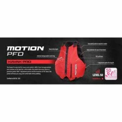 Motion Kayak Pro Adult Red PFD 50 -Fishing Storage Shop BCF 631108 03 hi res